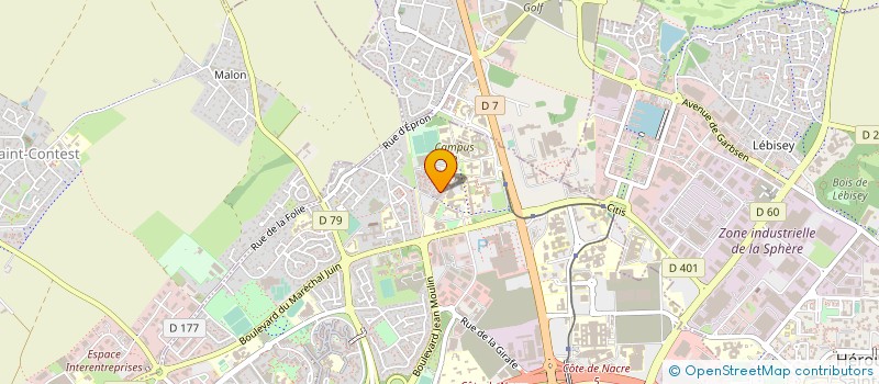 localisation de l'entreprise MADAME ILHEM MEGUELLATI à CAEN
