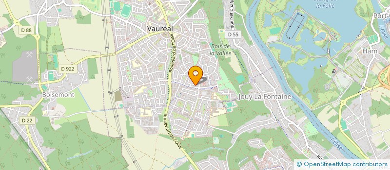 localisation de l'entreprise MADAME ILHEM MOHAMED  VAUREAL