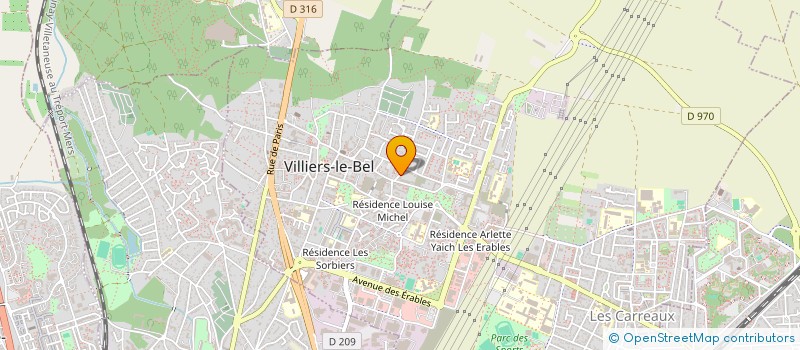 localisation de l'entreprise MADAME ILHEM RHERBAOUI  VILLIERS-LE-BEL