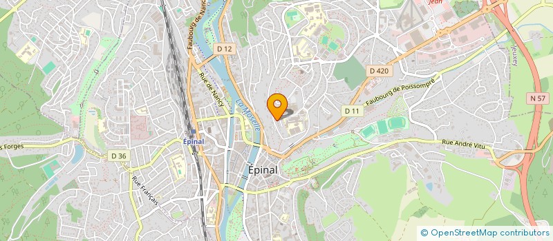 localisation de l'entreprise MADAME ILHEM TOUZANI  EPINAL