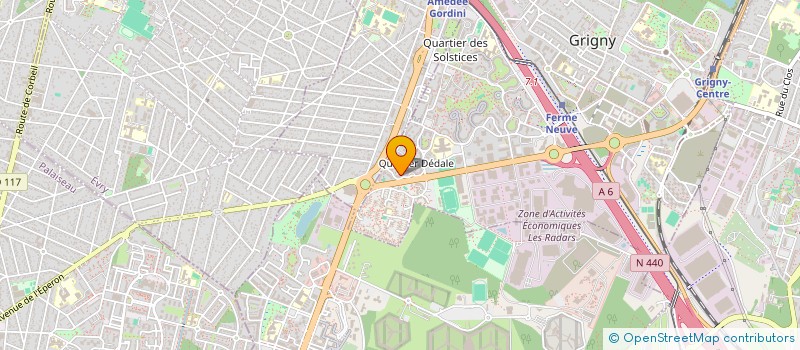 localisation de l'entreprise MADAME ILHEM ZEBBICHE  GRIGNY