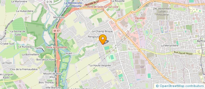 localisation de l'entreprise MADAME ILIANA BEGUE  SAINT-CYR-SUR-LOIRE