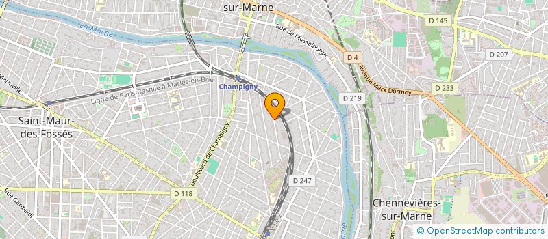 localisation de l'entreprise MADAME ILIANA BION à SAINT-MAUR-DES-FOSSES