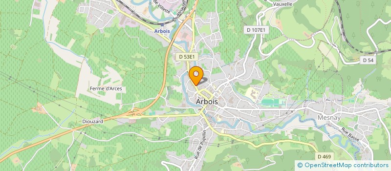 localisation de l'entreprise MADAME ILIANA IVANOVA à ARBOIS