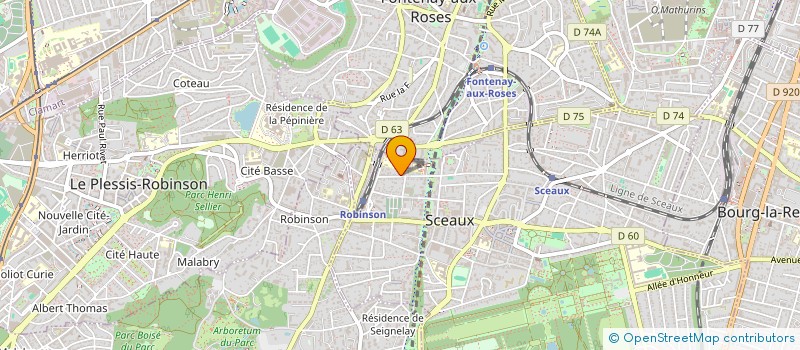 localisation de l'entreprise MADAME ILIANA ROSAMOND à SCEAUX