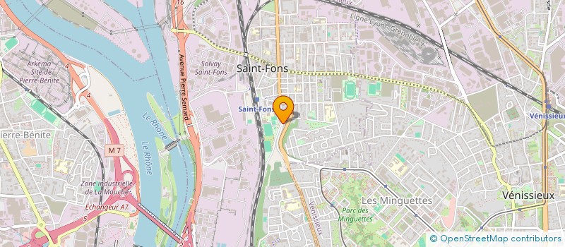 localisation de l'entreprise MADAME ILIANA ZOGHLAMI  SAINT-FONS