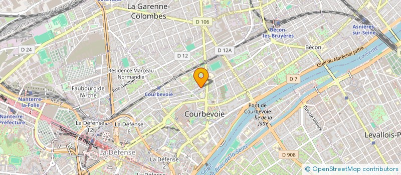 localisation de l'entreprise MADAME ILIES BENDALI à COURBEVOIE
