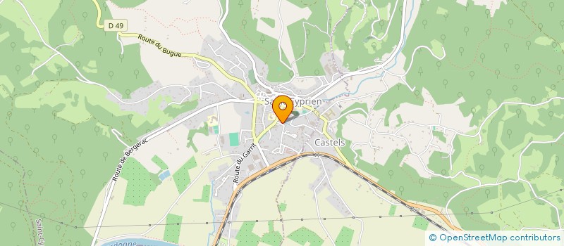 localisation de l'entreprise MADAME ILINA ALBISSON  SAINT-CYPRIEN