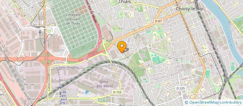 localisation de l'entreprise MADAME ILINKA LONY  THIAIS