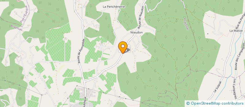 localisation de l'entreprise MADAME ILISETTE VIEIRA  PRAYSSAC