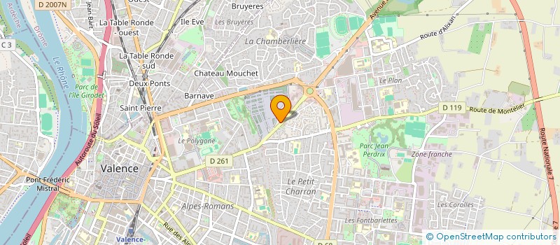 localisation de l'entreprise MADAME ILKMUR-MIRAC KORKMAZ  VALENCE