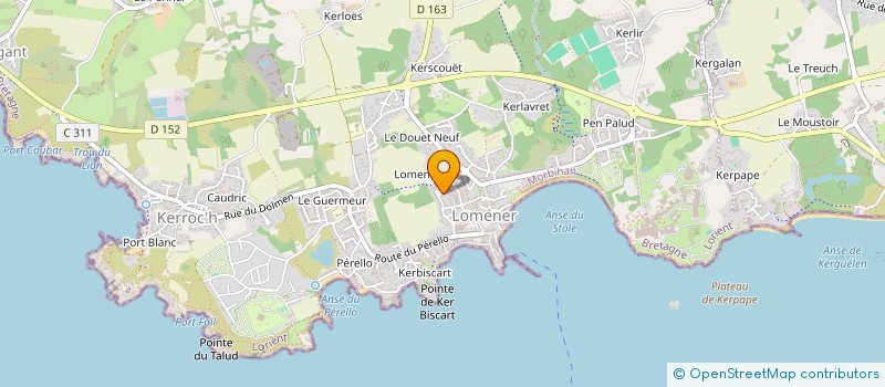 localisation de l'entreprise MADAME ILKNUR DOGRU  PLOEMEUR