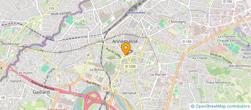 localisation de l'entreprise MADAME ILKNUR TOPAK  ANNEMASSE