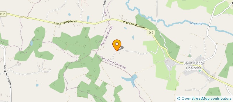 localisation de l'entreprise MADAME ILLIA TOUSIS  SAINT-CRICQ-CHALOSSE