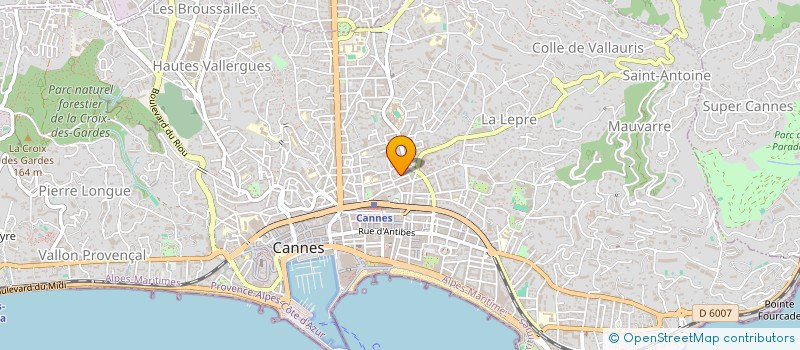 localisation de l'entreprise MADAME ILLIAN MAZZOLA à CANNES