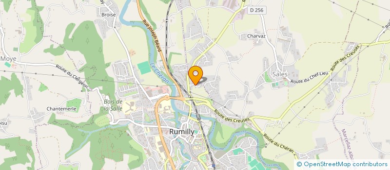 localisation de l'entreprise MADAME ILLONA GUIDETTY  RUMILLY