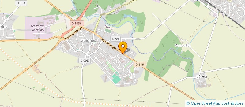 localisation de l'entreprise MADAME ILLONA LEFEVRES  GUIGNES