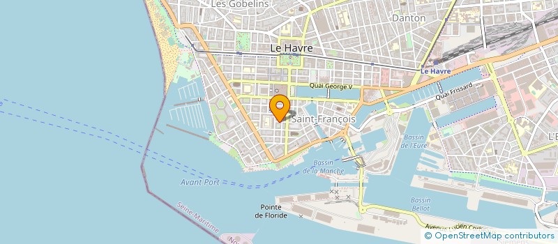 localisation de l'entreprise MADAME ILLONA PERRET  LE HAVRE