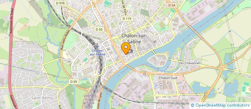 localisation de l'entreprise MADAME ILLONA RIGAUD à CHALON-SUR-SAONE