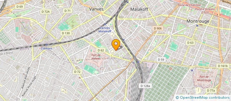 localisation de l'entreprise MADAME ILONA BAUE  MALAKOFF