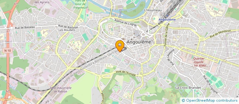 localisation de l'entreprise MADAME ILONA BERTRAND à ANGOULEME