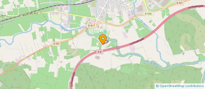 localisation de l'entreprise MADAME ILONA BIHAN  LES ARCS