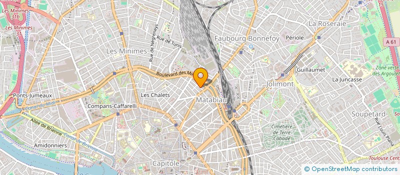 localisation de l'entreprise MADAME ILONA BLANCHET-VOYET  TOULOUSE