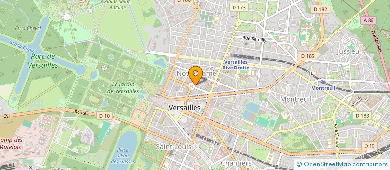 localisation de l'entreprise MADAME ILONA CAEN à VERSAILLES