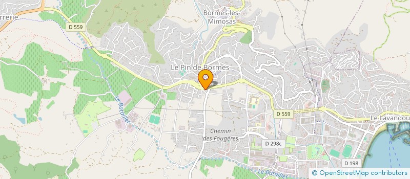 localisation de l'entreprise MADAME ILONA CASTAGNON  BORMES-LES-MIMOSAS