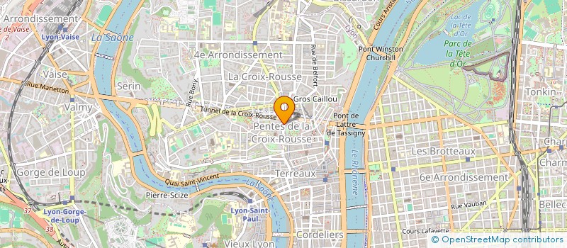 localisation de l'entreprise MADAME ILONA CHIRAT à LYON