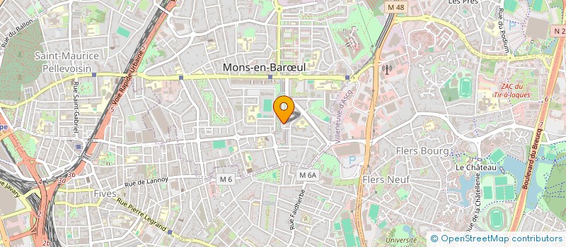 localisation de l'entreprise MADAME ILONA CLARISSE  MONS-EN-BARUL