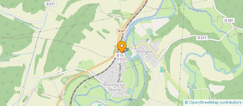 localisation de l'entreprise MADAME ILONA COPPIER à DONJEUX