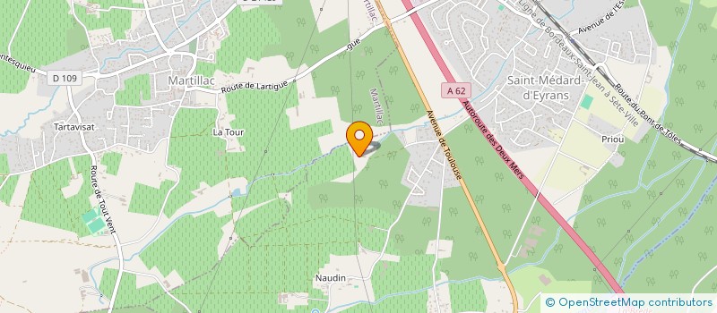 localisation de l'entreprise MADAME ILONA DELAGE  SAINT-MEDARD-D'EYRANS