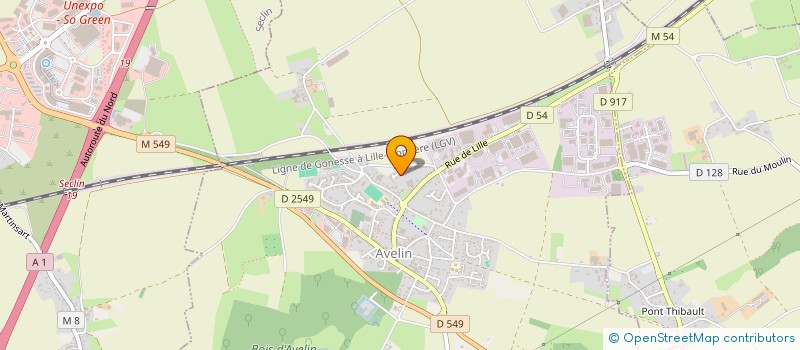 localisation de l'entreprise MADAME ILONA DEMEESTER  AVELIN