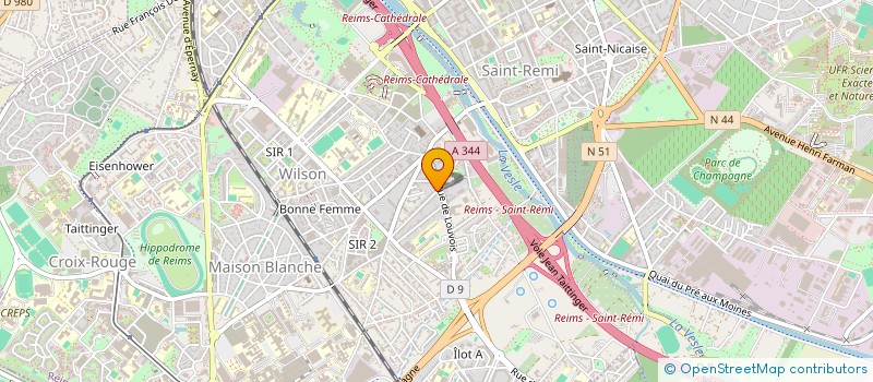 localisation de l'entreprise MADAME ILONA FACHEAUX  REIMS