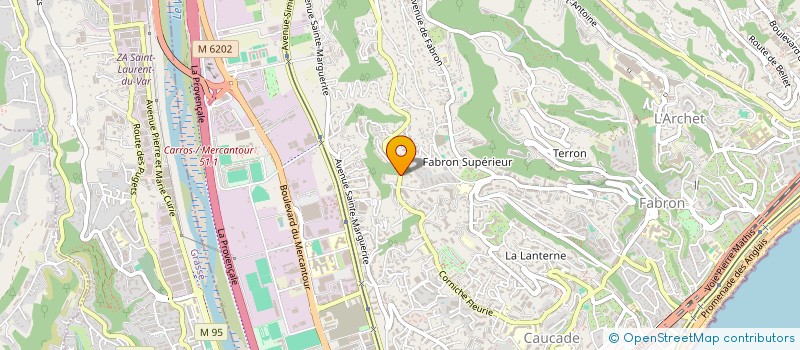 localisation de l'entreprise MADAME ILONA FRASCONI  NICE
