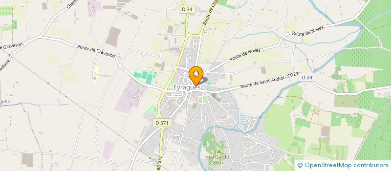 localisation de l'entreprise MADAME ILONA GAUDUCHEAU  EYRAGUES