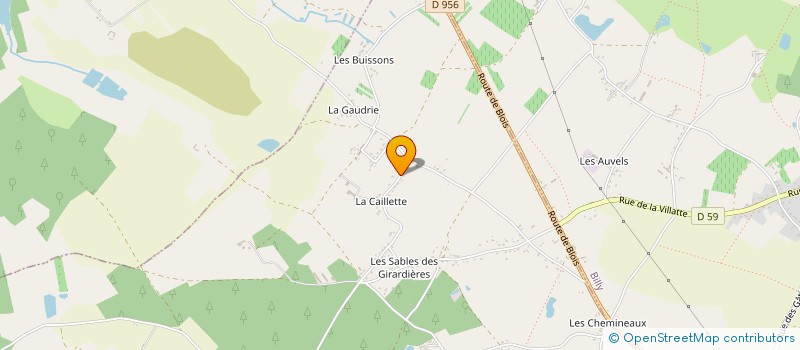 localisation de l'entreprise MADAME ILONA GAUTHIER  CHATILLON-SUR-CHER