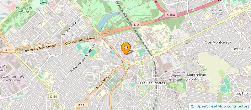 localisation de l'entreprise MADAME ILONA GOMBAULD BOZOR  AULNAY-SOUS-BOIS