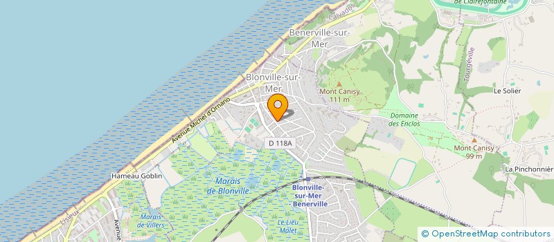 localisation de l'entreprise MADAME ILONA HEBERT  BLONVILLE-SUR-MER