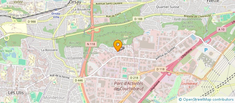 localisation de l'entreprise MADAME ILONA JIOUX à ORSAY