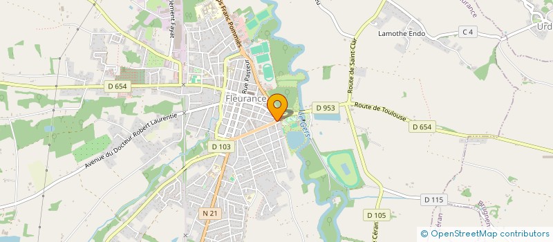 localisation de l'entreprise MADAME ILONA KALNITSKAYA  FLEURANCE