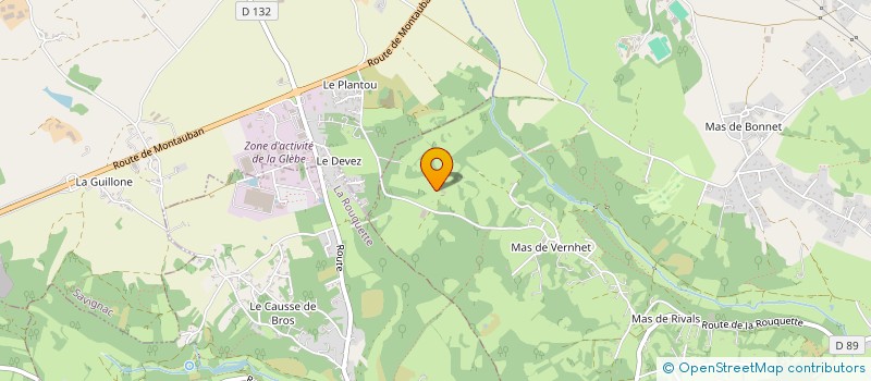 localisation de l'entreprise MADAME ILONA KINE  VILLEFRANCHE-DE-ROUERGUE