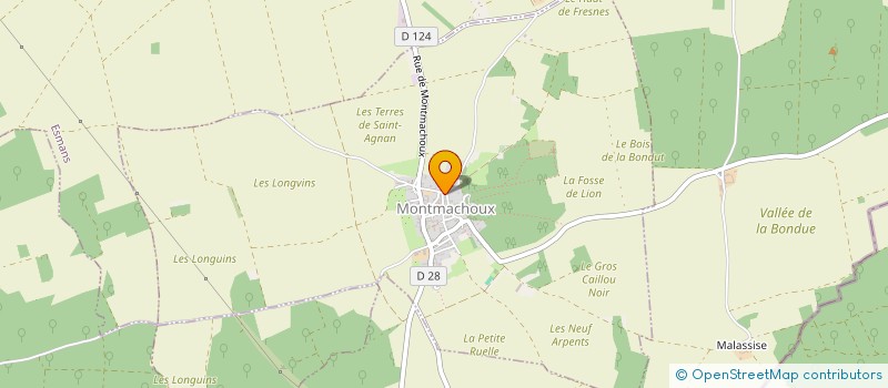 localisation de l'entreprise MADAME ILONA LALLIER  MONTMACHOUX