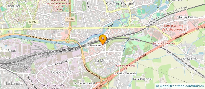 localisation de l'entreprise MADAME ILONA LANACHII  CESSON-SEVIGNE