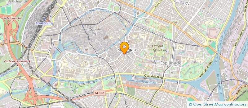 localisation de l'entreprise MADAME ILONA LANGER à STRASBOURG
