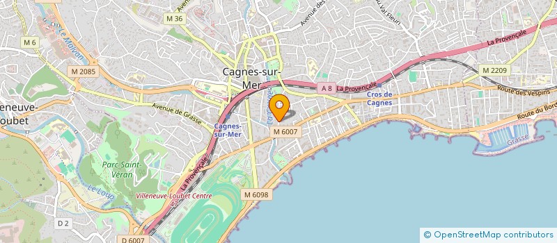 localisation de l'entreprise MADAME ILONA LARGE à CAGNES-SUR-MER