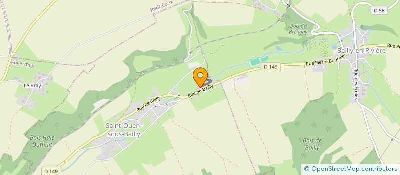 localisation de l'entreprise MADAME ILONA LASSERVE  SAINT-OUEN-SOUS-BAILLY