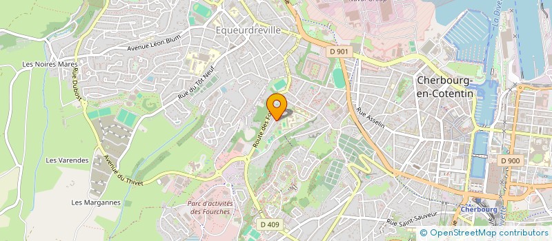 localisation de l'entreprise MADAME ILONA LE BER  CHERBOURG-EN-COTENTIN