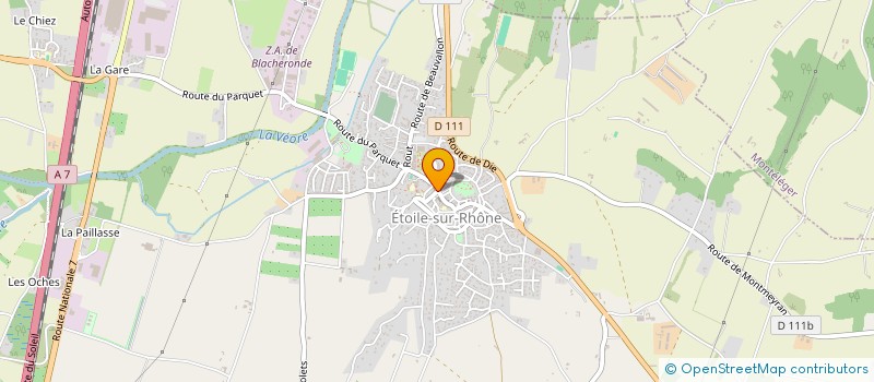 localisation de l'entreprise MADAME ILONA MAITRE  ETOILE-SUR-RHONE